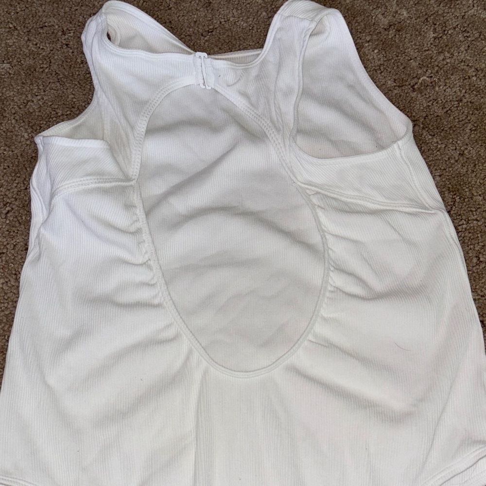 Lane Bryant White Bodysuit Open Back Onepiece Plus Size 18/20 Women’s Top - Picture 8 of 9